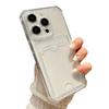 Модный мягкий чехол-картхолдер для iPhone 17 16 15 14 13 12 11 Pro X XR Max 7 8 Plus 16e 17 Air Прозрачный противоударный чехол