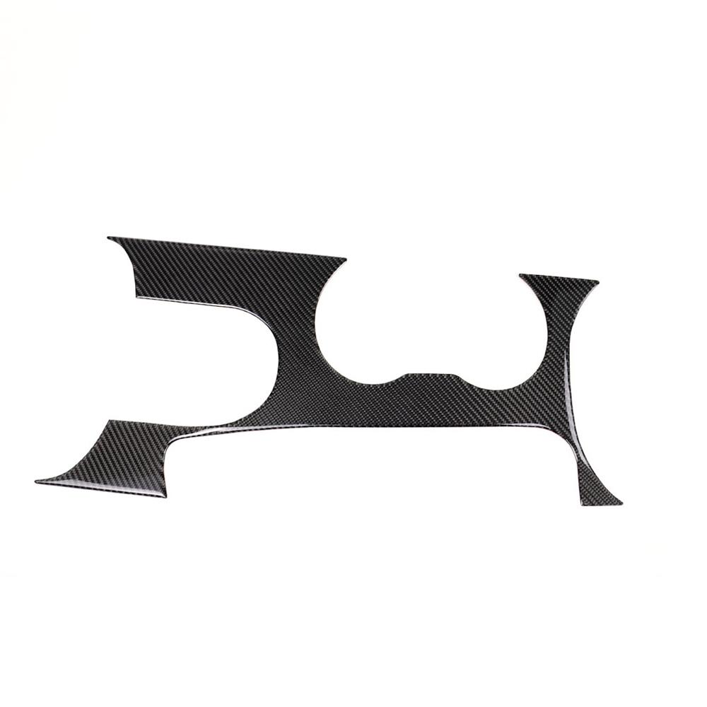 Fit For Ford Mustang 2015-2017 Carbon Fiber Interior Gear Shift Panel Cover Trim