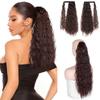 Synthetic Long Curly Clip In Hair Extension Wrap Around Ponytail Wig For Women Daily Party Cosplay Wear