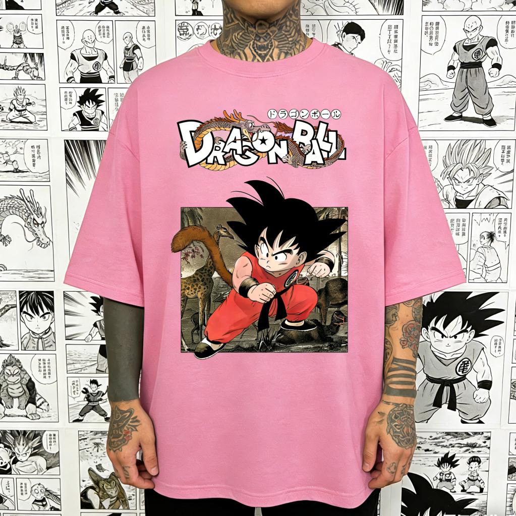 Dragon Ball Z Anime Kid Goku Printed Tshirt Mens and Womens Tshirt Mens Top Sports Tshirt Mens Tshirt Summer Tee 2026