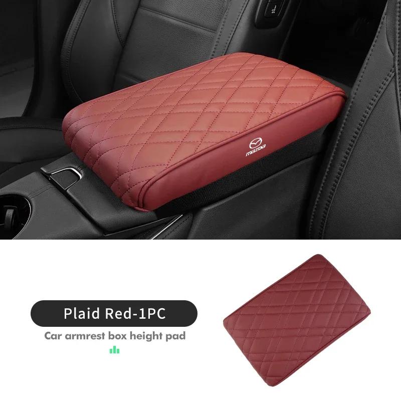 2025 Hot Car Armrest Box Height Pad Center Armrest Protective Cushion For Mazda Atenza Axela MX30 CX30 CX3 CX9 MX5 RX8 RX7