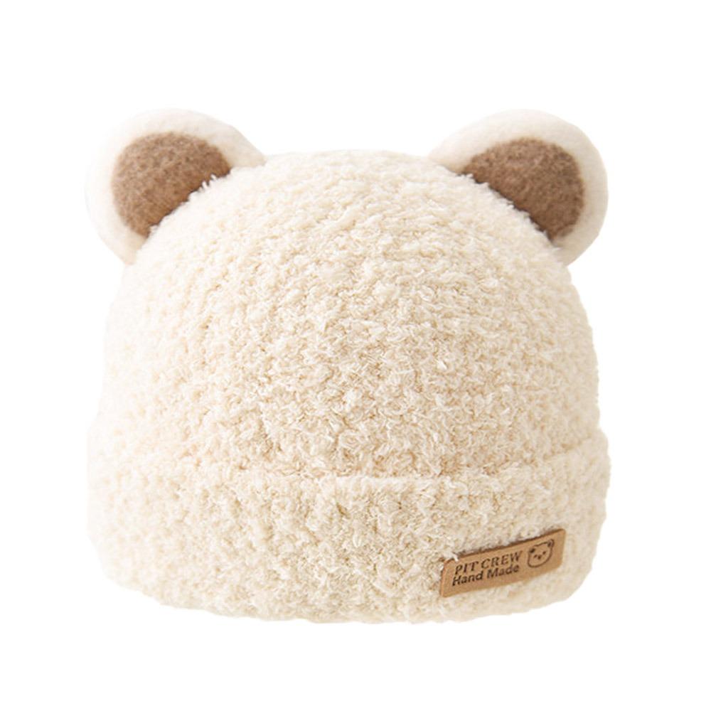5 Months-3Year Soft Winter Hat Plush Beanie Hats Windproof Baby Knitted Hat  Boys Girls