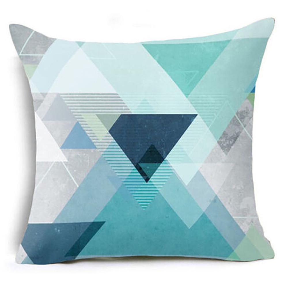 Geometric Pillow Case Waist Cushion Cover Sofa Home Decor
