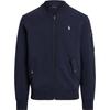 Polo Solid Color Logo Embroidered Zipper Pocket Long Sleeve Jacket Men Jackets Blue MNPOKNI16822310-410