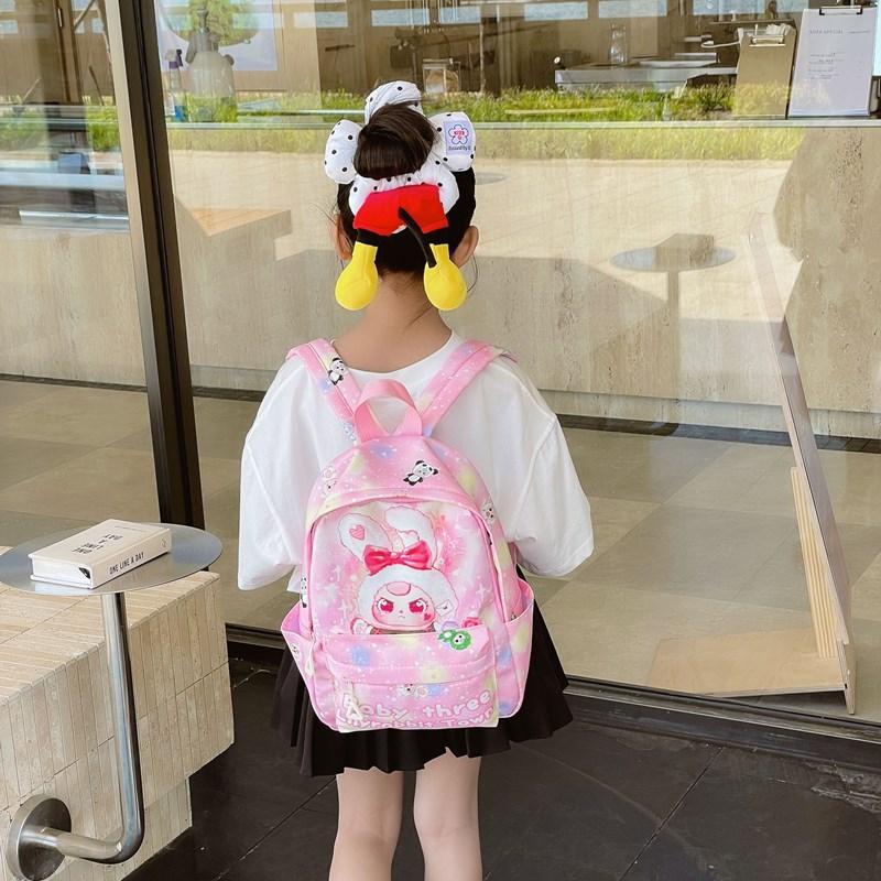 Kindergarten Primary School Students Schoolbag Cartoon Animation Foreign Style Printing Boys And Girls Backpack Children'S Backpack