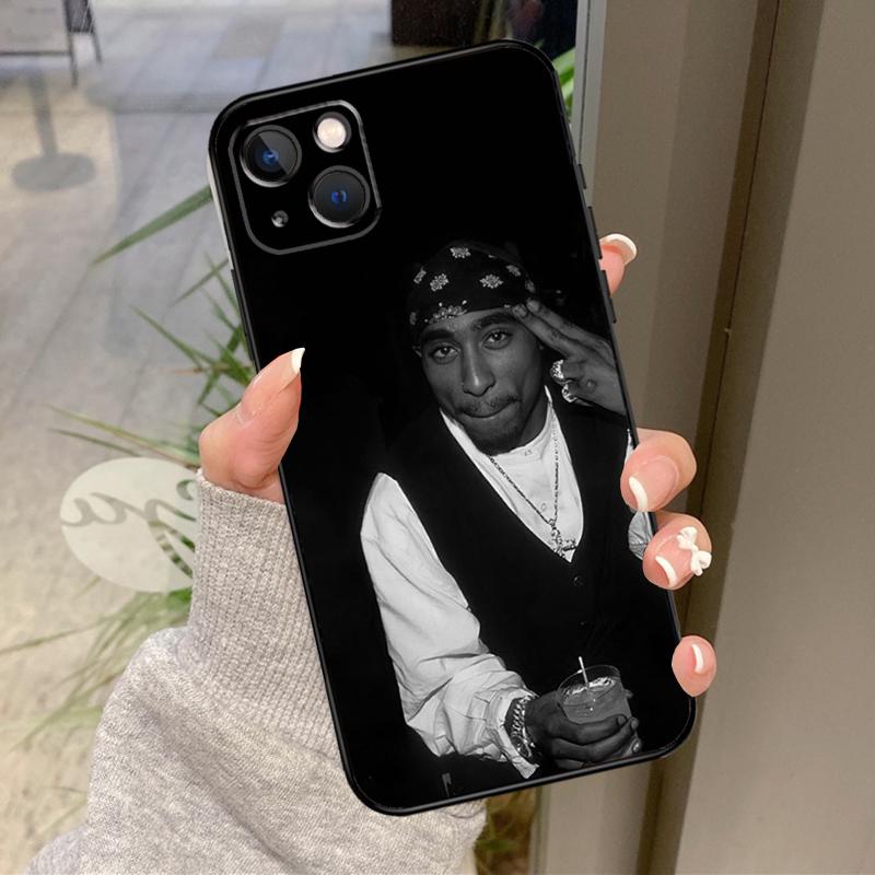Рэпер 2pac Певец Тупак Чехол Для iPhone 16 Pro Max 15 14 12 11 13 17 Pro Max Plus 12 13 Mini 16e 17 Air Задняя крышка