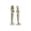 Decorative Figure Home ESPRIT White Golden Resin Oriental Egyptian Man 10 X 9 X 52 Cm (2 Units)