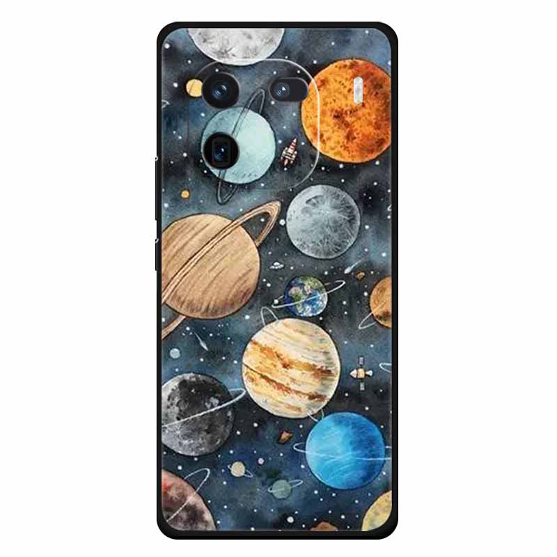 For Vivo Iqoo 12 Case Soft Silicone Cat Owl Fashion Back Covers for Vivo iQOO 12 Pro Cases Marble Shockproof Phone Shells Iqoo12