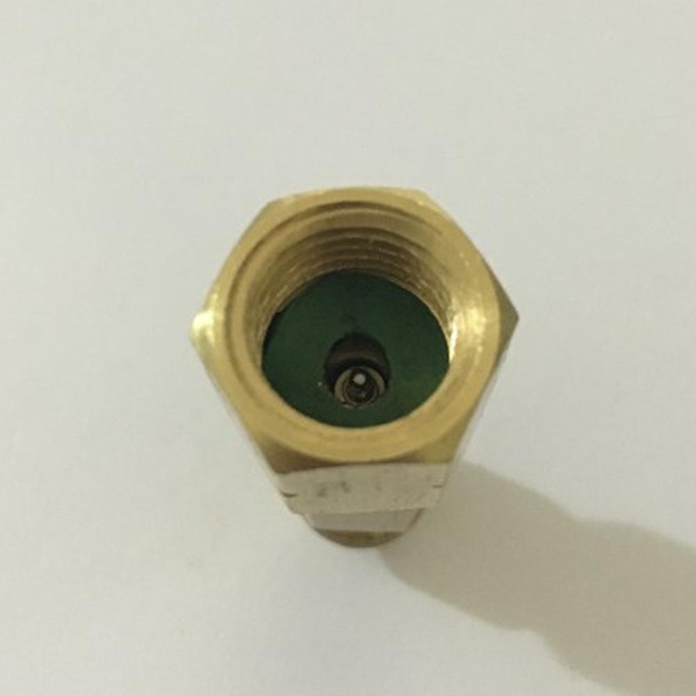 Мини-адаптер из латуни для хладагента R32 R454B, 1/4" внутренняя резьба на 1/4" наружную, прочный адаптер с резьбой R32, быстроразъемные соединения для разъема R32/R454B