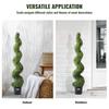 2 Pack 5' Artificial Boxwood Topiary Tree Faux Plant UV Decor In/Outdoor