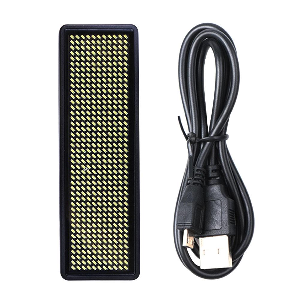 Мини-светодиодный цифровой программируемый перезаряжаемый знак с прокруткой имени сообщения