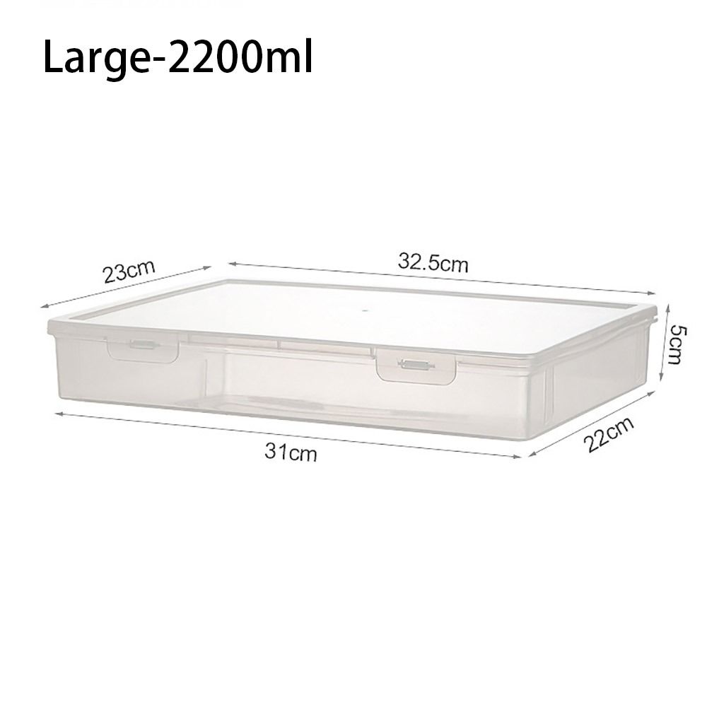 1Pcs Plastic A4 A5 File Organizer Multifunctional File Box  for Data Certificate Stationery Jewelry
