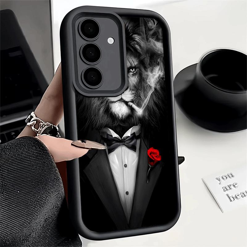 Phone Case for Samsung Galaxy S26 S25 Ultra S24 FE Man Suit Shirt Tie Cool Shell S23 Plus S22 + S21 S20 5G Soft Silicone Funda