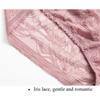 1 Pc Low Waist Sexy Lace Triangle Briefs Silky Smooth and High Elasticity Silk Home Underwear Briefs
