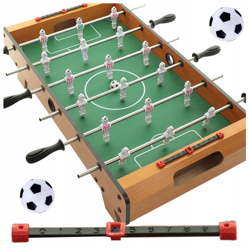 [5] Wooden Foosball Table 67x36cm Z3031