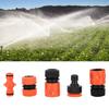 5pcs G1 2  ABS Hose Connector Garden Irrigation Watering Tube Joint for PVC Water Pipe