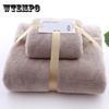 Банное полотенце Мягкий большой набор полотенец Утолщенная нагрудная обертка из чистого хлопка Абсорбент Мягкая ванна Быстросохнущая ткань из кораллового флиса Приятная для кожи и мягкая