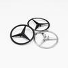 QNAT5 Черно-хромированная задняя звезда для Benz W205 A2058174500 Логотип Mercedes W177 W176 GLA GLC GLE A1778170100 Аксессуары для тюнинга авто