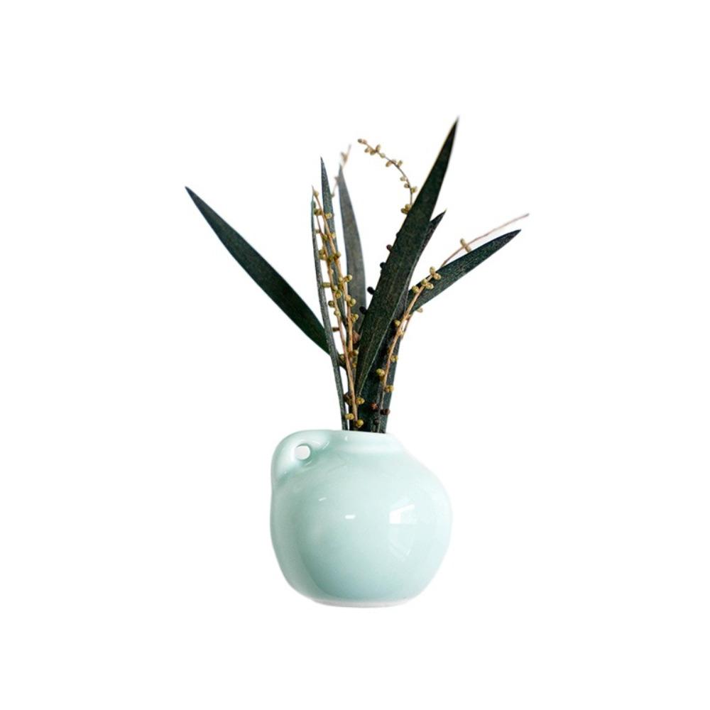 Ceramic Mini Plant Vase Excluding Plants Refrigerator Magnets Cute Vase Fridge Stickers  Gift