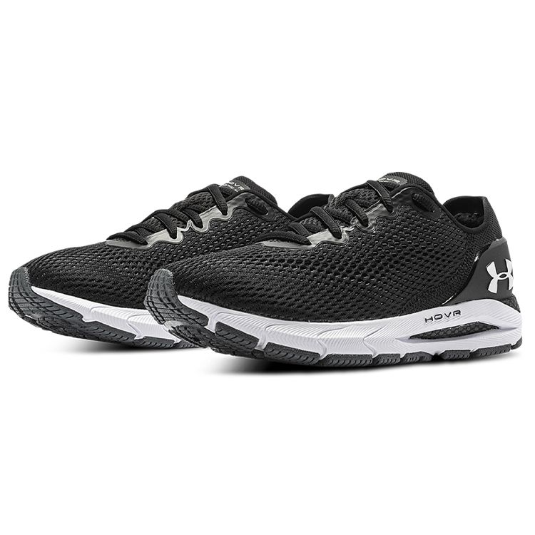 Under Armour HOVR Sonic 4 Comfortable Fabric Low-Top Casual Running Shoes Women Sneaker Black 3025225-001