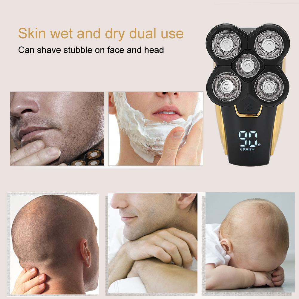 Многофункциональная электробритва Бритва для лысой головы Триммер для волос в носу Набор для ухода за волосами