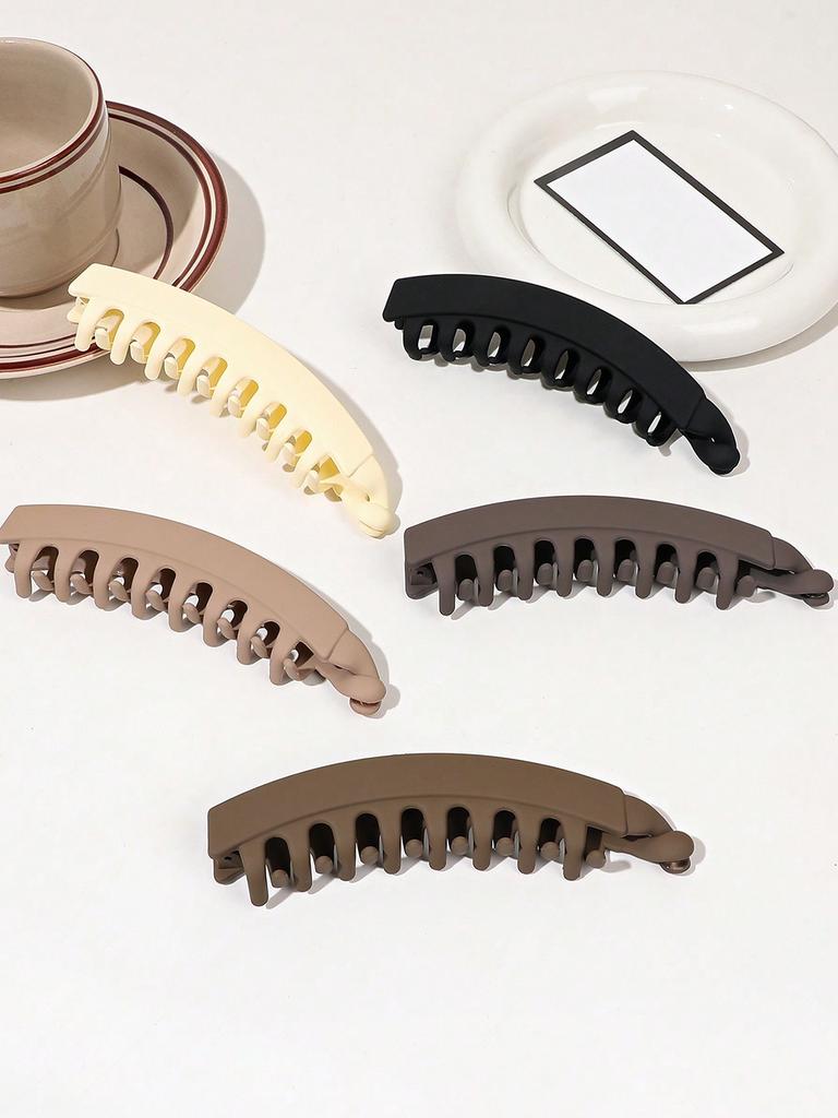 5 Pieces Banana Hair Clips,5 Inch Large Banana Clip for Thin Fine Thick hair,Non Slip Banana Claw Clips for Women