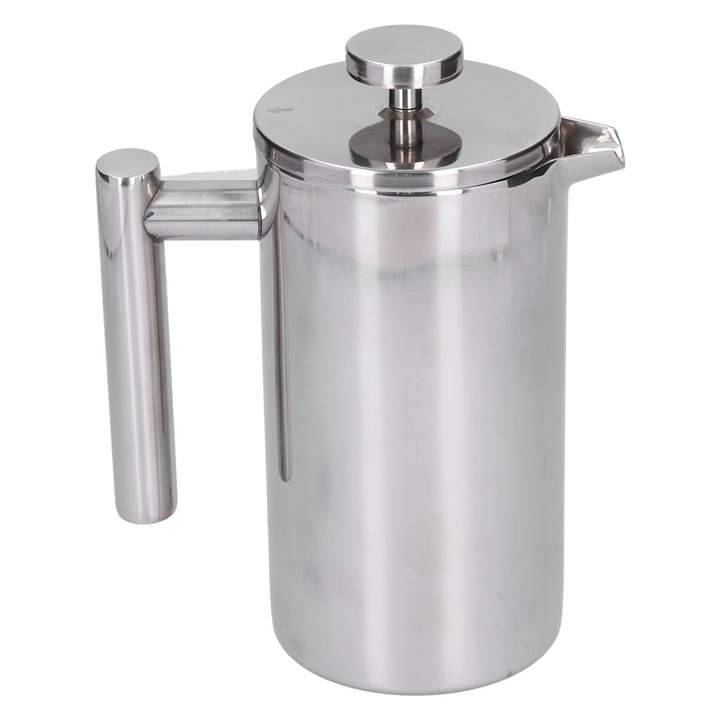 Кофеварка из нержавеющей стали, портативная ручная кофейная чашка, чайник для домашнего офиса, 800 мл