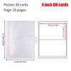 1Pcs New Collect Book Photo Album 80/160 Slots PVC Picture Card Holder Transparent 3/4/5/6/7 Inch Photocard Holder Idol Star