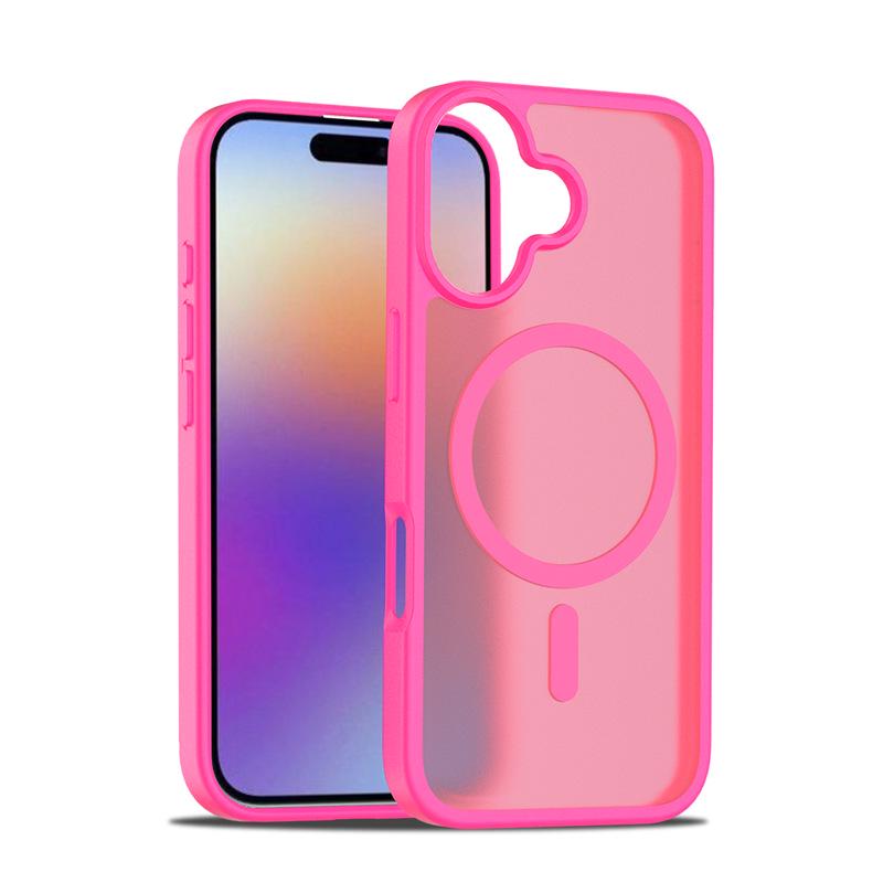 Магнитный матовый чехол для iPhone 17, Совместим с моделями iPhone 13, 14, 15, 16, 17