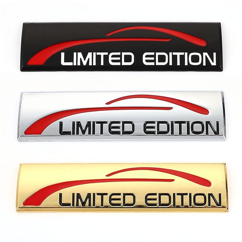 1 х Автомобильный металлический ограниченный выпуск, наклейка на боковой багажник автомобиля, наклейка-наклейка