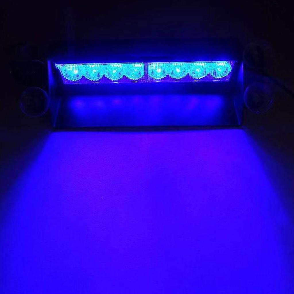 Car LED Strobe Light Police Lights Red/Blue Yellow/White Signal Lamps Flash Dash Emergency Flashing Windshield Warning Light