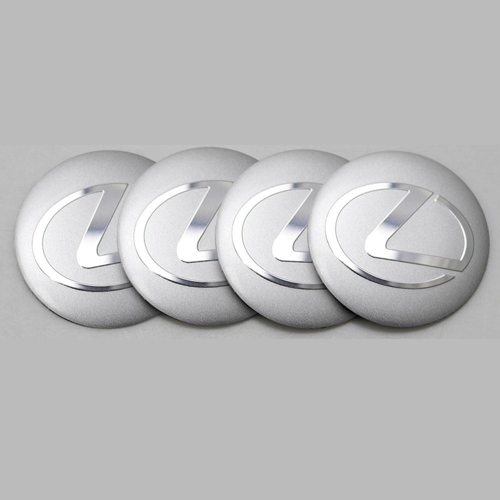 4pcs 56mm Car Wheel Center Hub Caps Cover Rim Stickers Badge For Lexus CT200H IS300H IS200 IS250 RX350 NX200 GS430 RX300 Fsport
