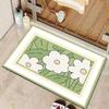 Впитывающий коврик для пола Быстросохнущий для ванной Комнаты Ванная Комната Бытовой вход Премиальный нескользящий коврик для ног Туалетный коврик из диатомовой грязи