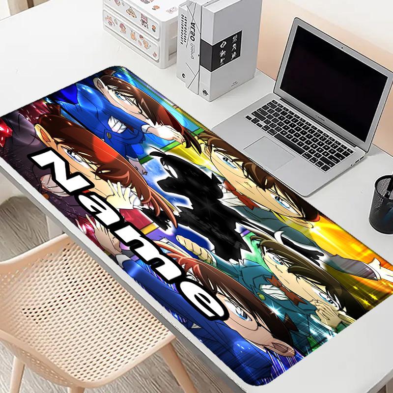 Custom Name Personalized Anime Pattern Mousepad, Laptop PC Desk Mat, Decorative Desk Mat for Home Keyboard Pad Gift