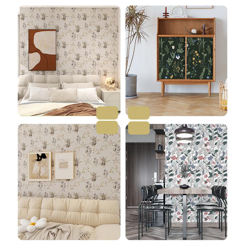 ПВХ водонепроницаемые самоклеящиеся обои для шкафа, шкафа, двери, декор, виниловые наклейки для ремонта, наклейки для мебели