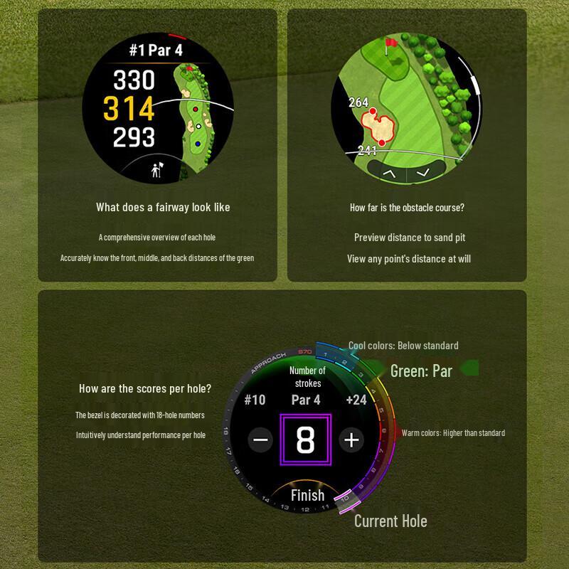 Умные часы Garmin Approach S70 с GPS для гольфа (Китайская версия)