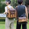 Camera Bag Retro Backpack Hand-Held Bag Crossbody Water-Resistant Canvas Single-Lens Reflex Camera Bag