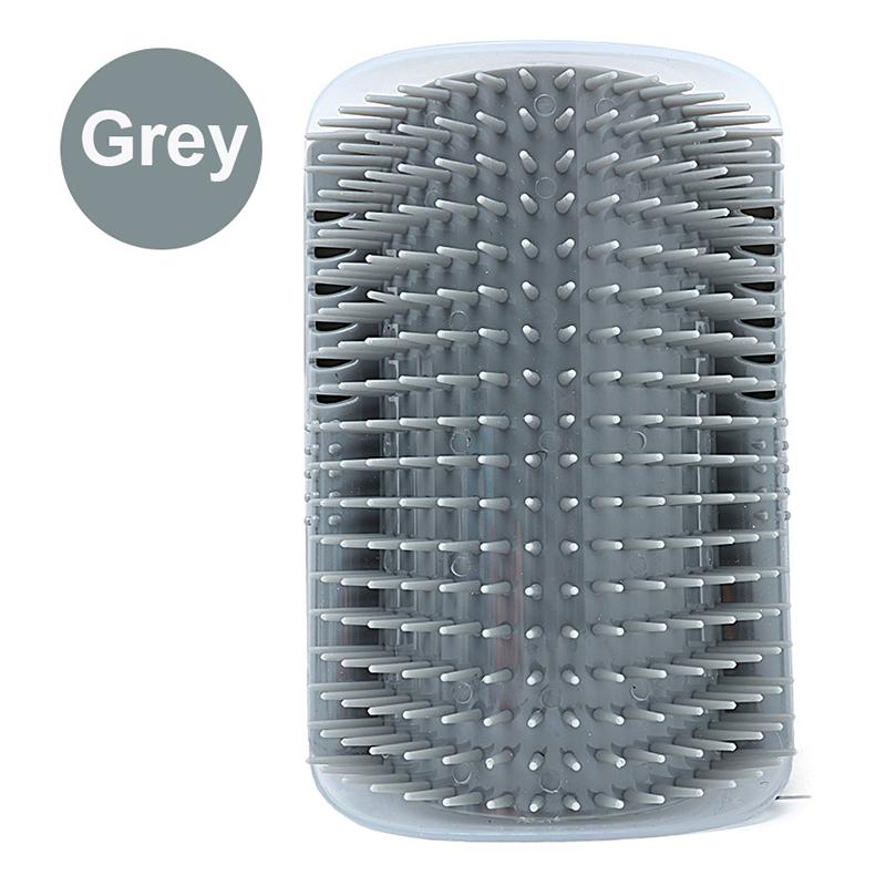 Угловая щетка для кошек Кошка трет лицо щекочущей расческой Продукт для кошек Кошачий массаж Расческа для самостоятельной стрижки