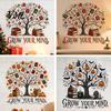 Christmas Tree Wall Decals Grow Your Mind Decal, Fall Halloween Reading Themed Autumn Harvest Decor Sticker, Inspirational Educational for Classroom