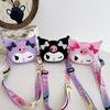 Kuromi Cartoon Silicone Crossbody Coin Purse for Girls