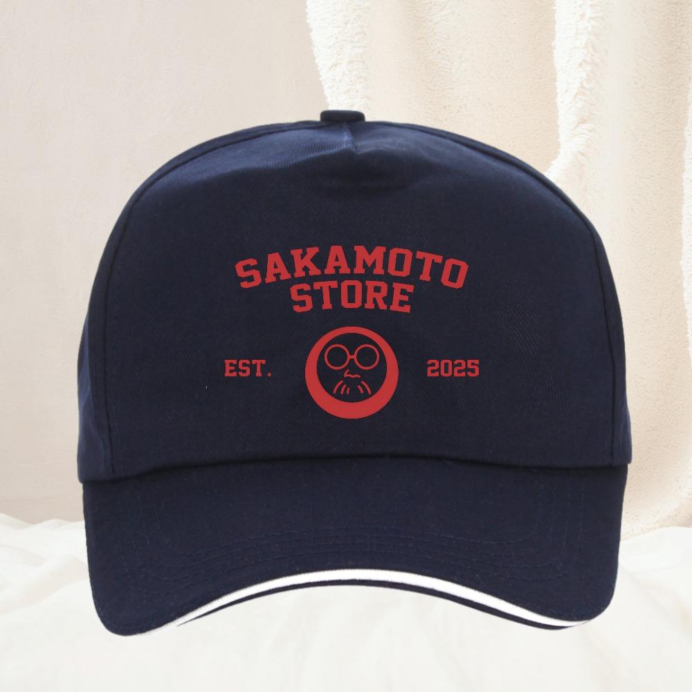 Магазин Сакамото EST Бейсболка Мультяшная Унисекс с Печатью Sakamoto Days Летняя Регулируемая Унисекс Кепка Snapback Gorras