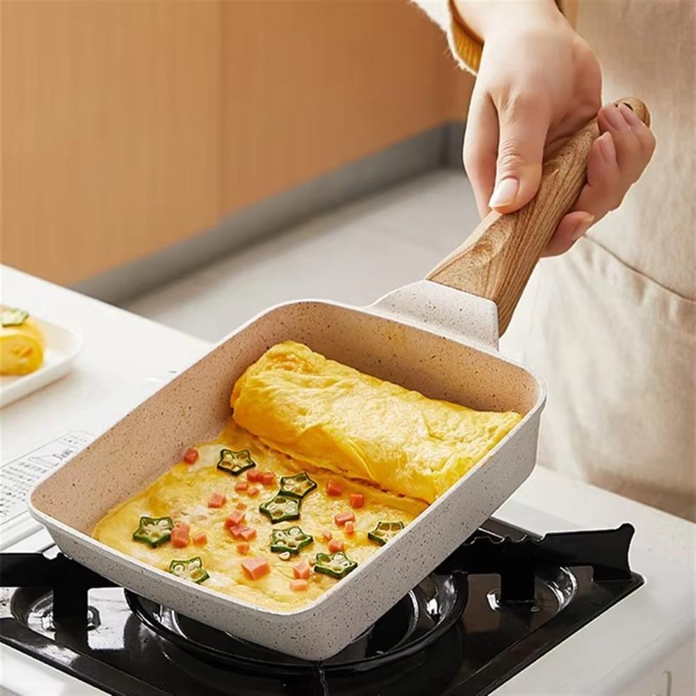 Сковорода для яичного рулета Tamagoyaki Rectangle Breakfast Maker Mini Small Steak Frying Pan All Stove
