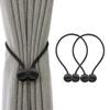 Magnetic Pearl Ball Curtain Tiebacks Curtain Buckles Backs Holdbacks Buckle Clips Curtain Rods Home Decorative Accessories