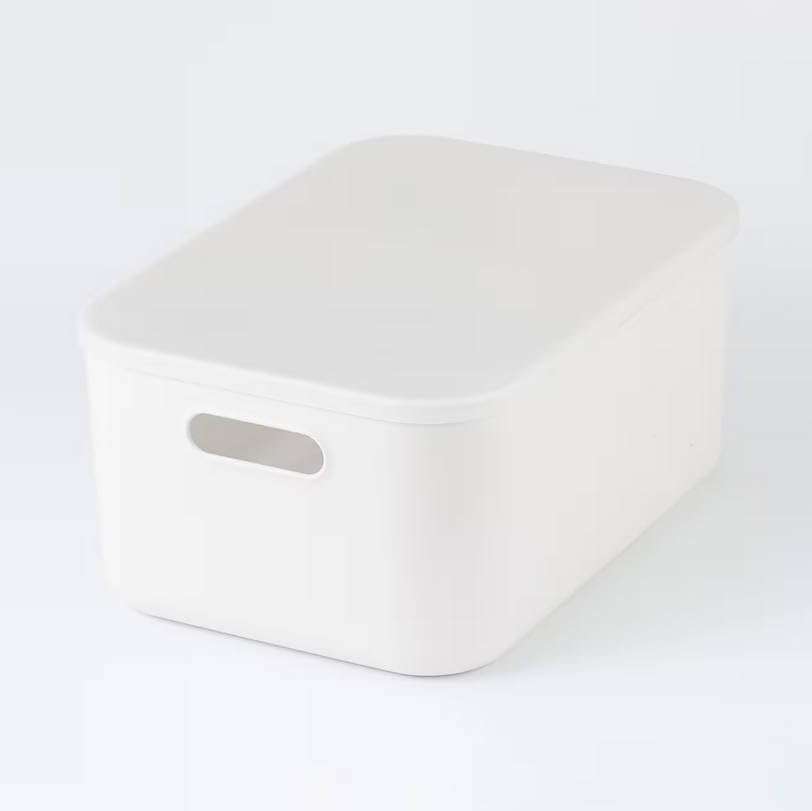 Muji Soft Polyethylene CaseMedium Approximately Width 25.5Depth 36Height 16cm Costume Case Storage Box
