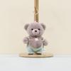 Big Whimsical Belly Teddy Bear Keychain Soft Plush Charm Adorable Bag Accessory