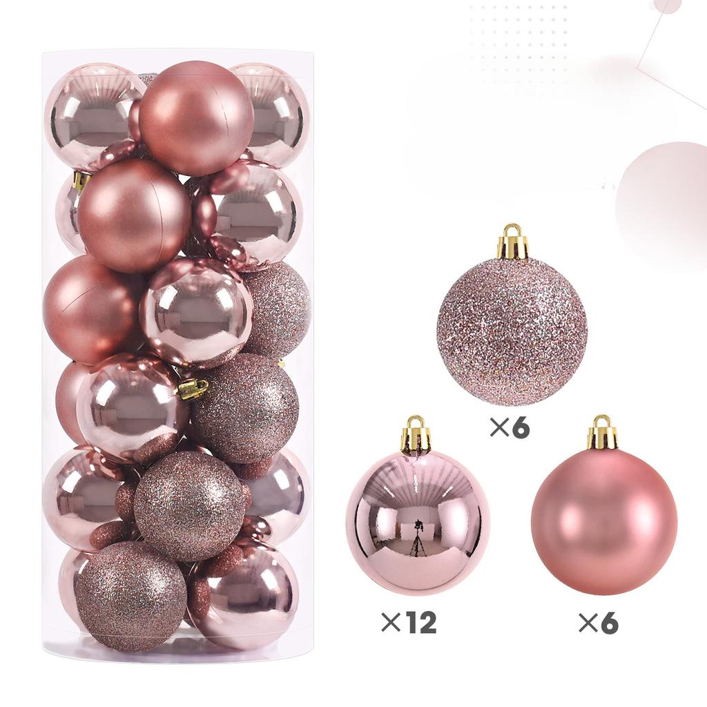 24 шт. 3/4/6/8 см елочные шары елочные украшения шары рождественские подвески для елки домашняя вечеринка рождественская елка декор подарок на новый год
