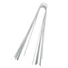 50 PCS Steel Landscape U shaped Stakes Pins Staple Peg for Ground Garden Farm Grass Tent  Fence
