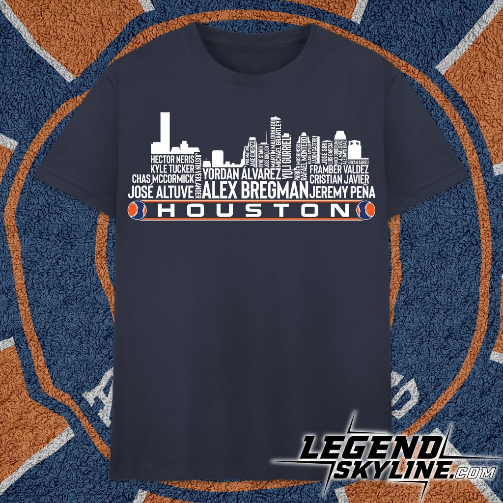 Houston Baseball 2022 Champions Team, Houston City Skyline Shirt and kids tshirt