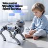 Interactive Dog STEM Toy Remote Control Robot Toy, Voice Programmable Smart Electric Educational Robotic RC Mechanical Puppy for Toddlers Boys