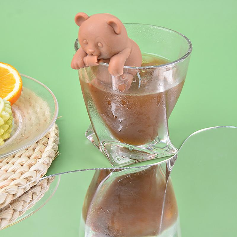 3D замороженная панда подвесная чашка силиконовая форма для напитков форма для льда кошка собака форма для мусса животное торт желе форма для мыла свечи